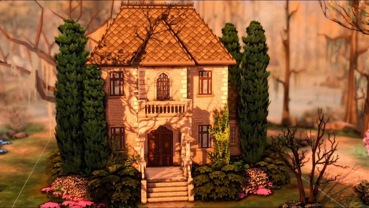Ravenwood Starter Home 🐦‍⬛ The Sims 4 Life and Death Speed Build