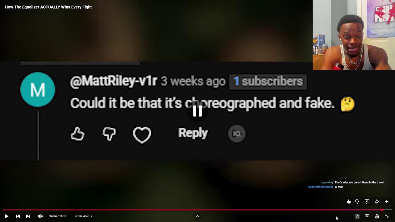 calm reaction stream TAP IN