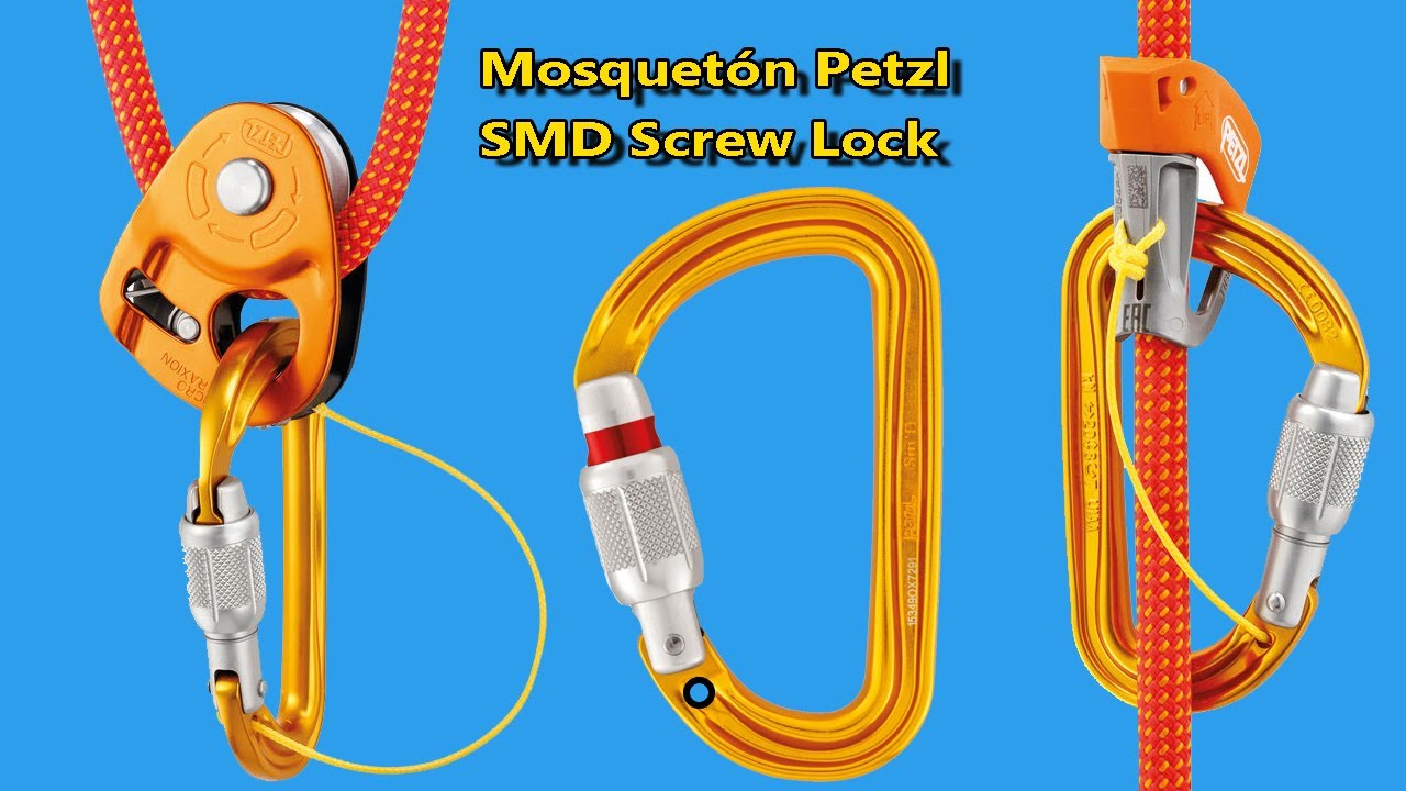 Mosquetón Petzl Smd Screw Lock