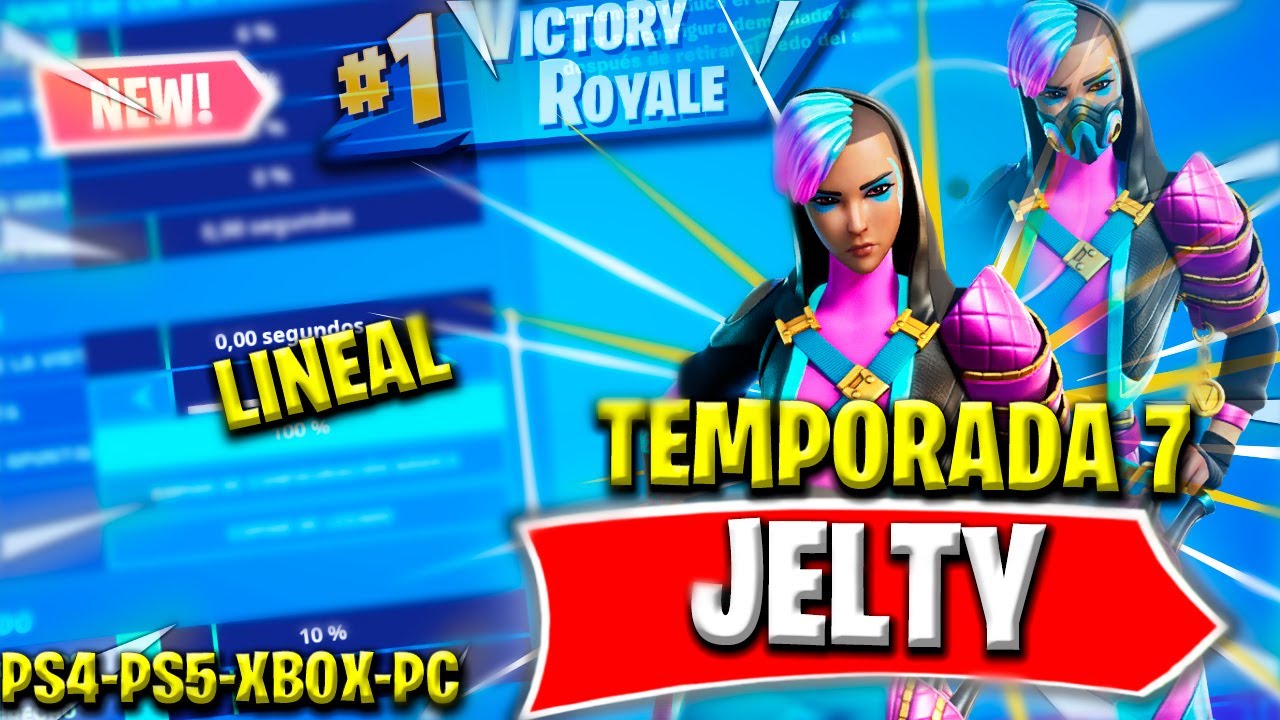 La SENSIBILIDAD de JELTY convertida a MANDO | Lineal | Mejora RÁPIDO | Fortnite(Temporada 7) PS4-PS5