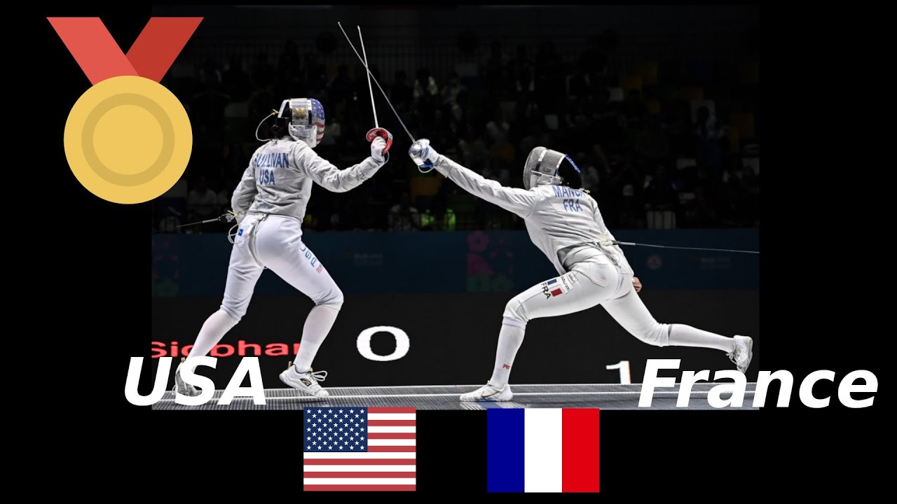Junior Worlds, Wuxi 2025 - Women's Sabre Team - Gold - USA vs FRA