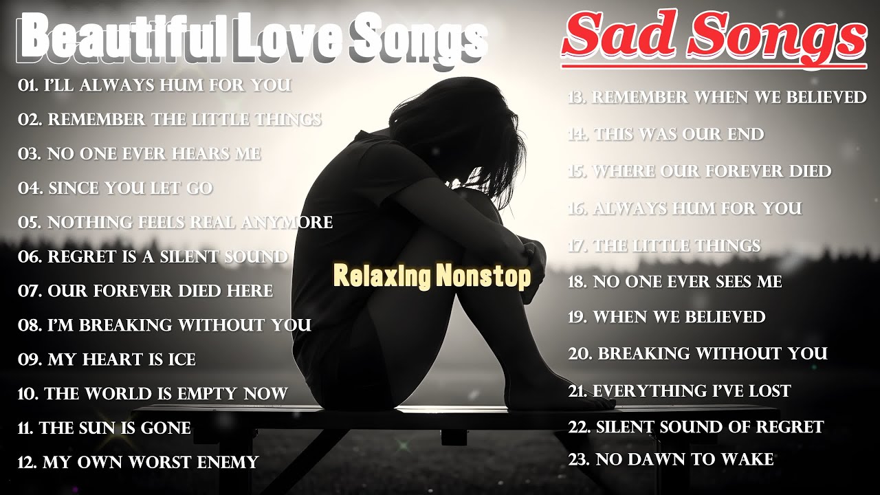 Beautiful Love Songs Nonstop | Lonely Shadow Music Playlist | Soul & Dreamy Relaxing Songs for sleep