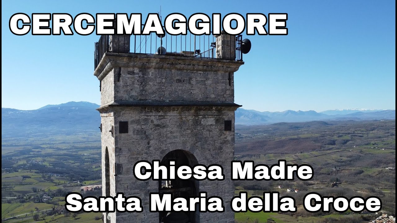 Cercemaggiore - Chiesa Madre drone flight dji MINI SE