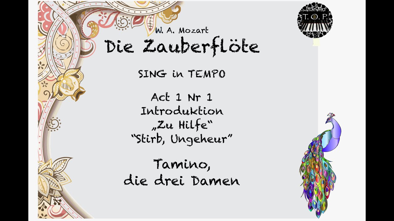 Zauberflöte: Act1/1 Introduction | TEMPO version | W.A.Mozart | The Opera Pianist | Accompaniment