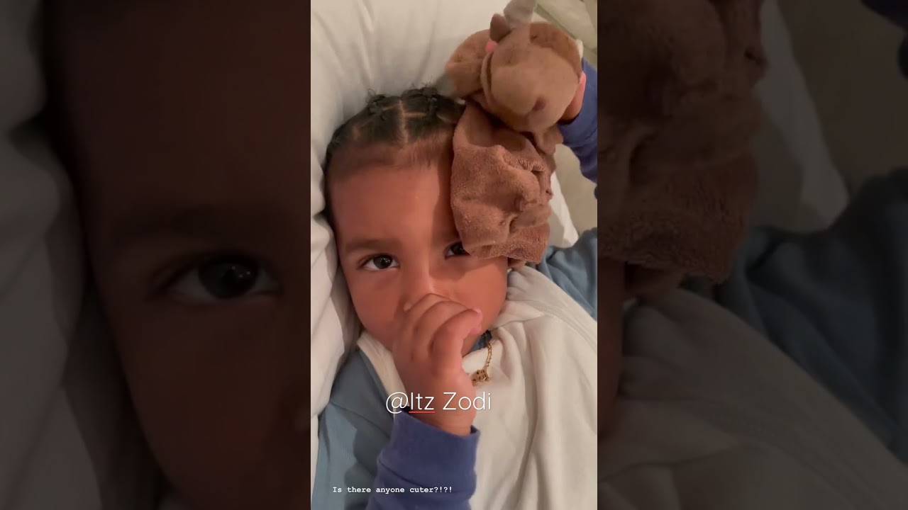 Psalm wants to sleep with mommy tonight #KimKardashian#Kanye#Saint lookalike