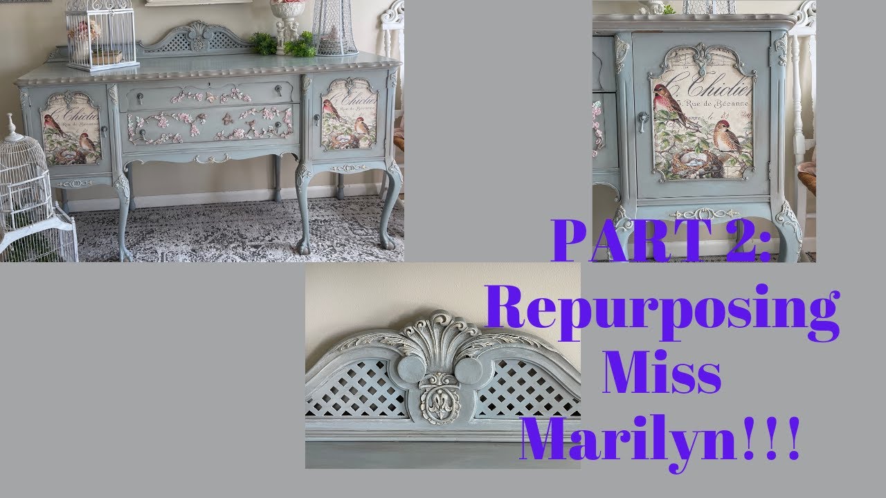 Part 2 Repurposing Antique Buffet