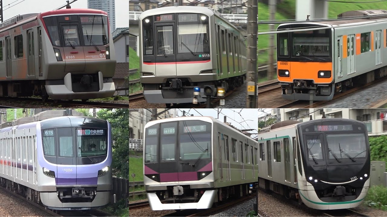 【トンネルや急カーブもぶっ飛ばす！】東急田園都市線　準急・急行 速度付き高速通過集