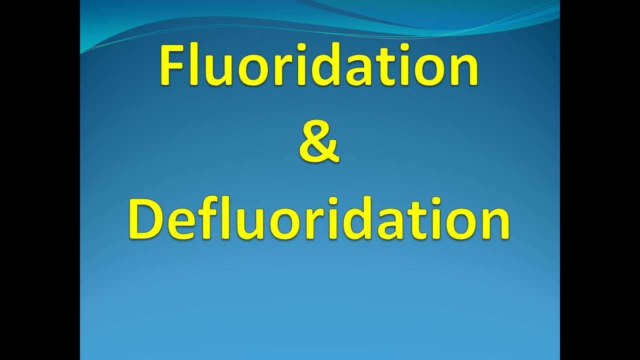Defluoridation | Fluoridation | Water Treatment Process | Nalgonda technique