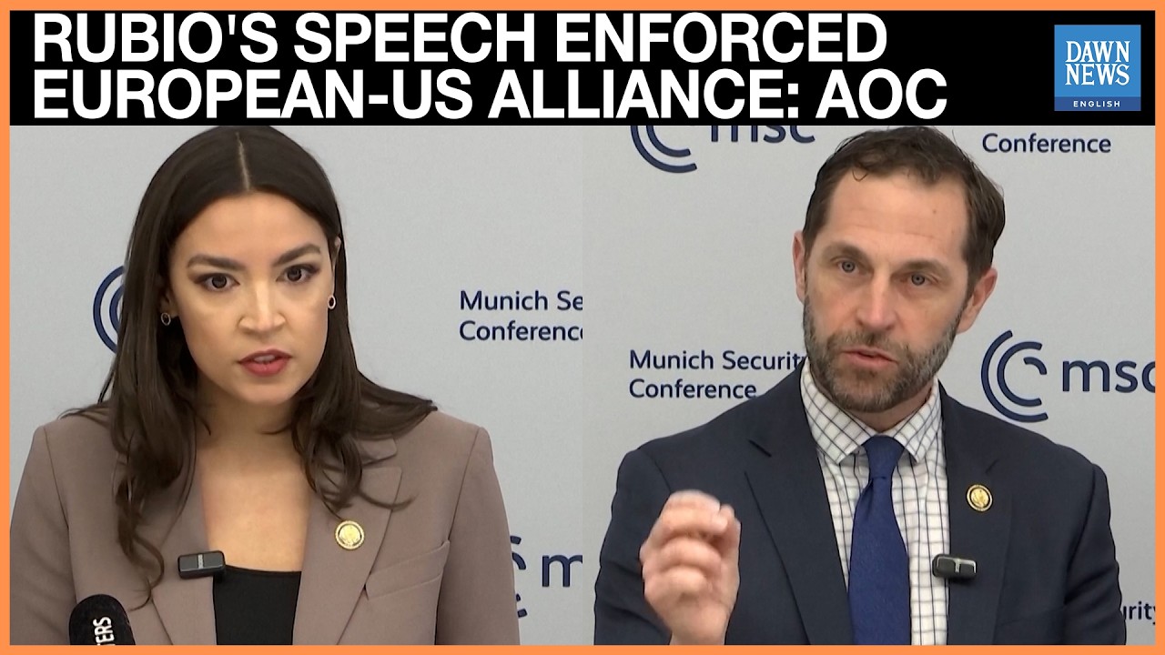 AOC Says Rubio's Speech Enforced European-US Alliance Based On Cultural Nostalgia