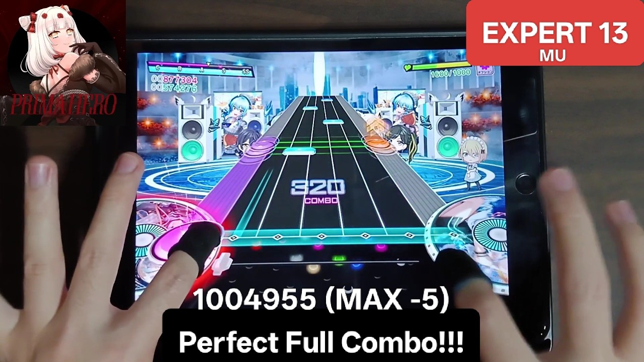 [D4DJ/グルミク] エルシィ ソロ楽曲「PRIMA HERO」- [Expert 13] 「手元動画/PFC」1004955 (MAX -5)