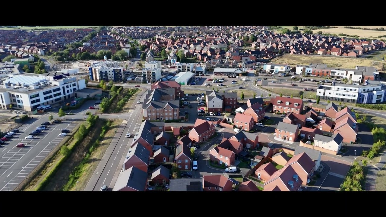 flight around Berryfields