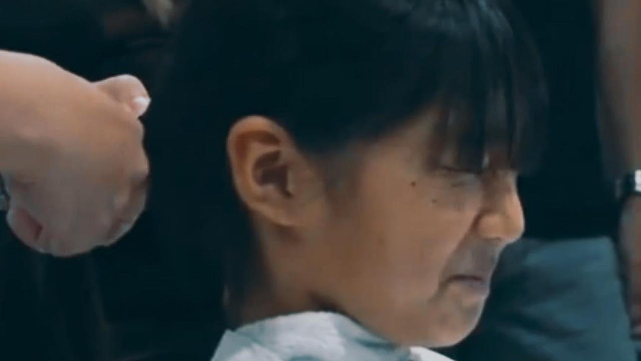 20250830 【Membership Pre release】 Be patient!  For the sake of the family! A girl cuts her hair