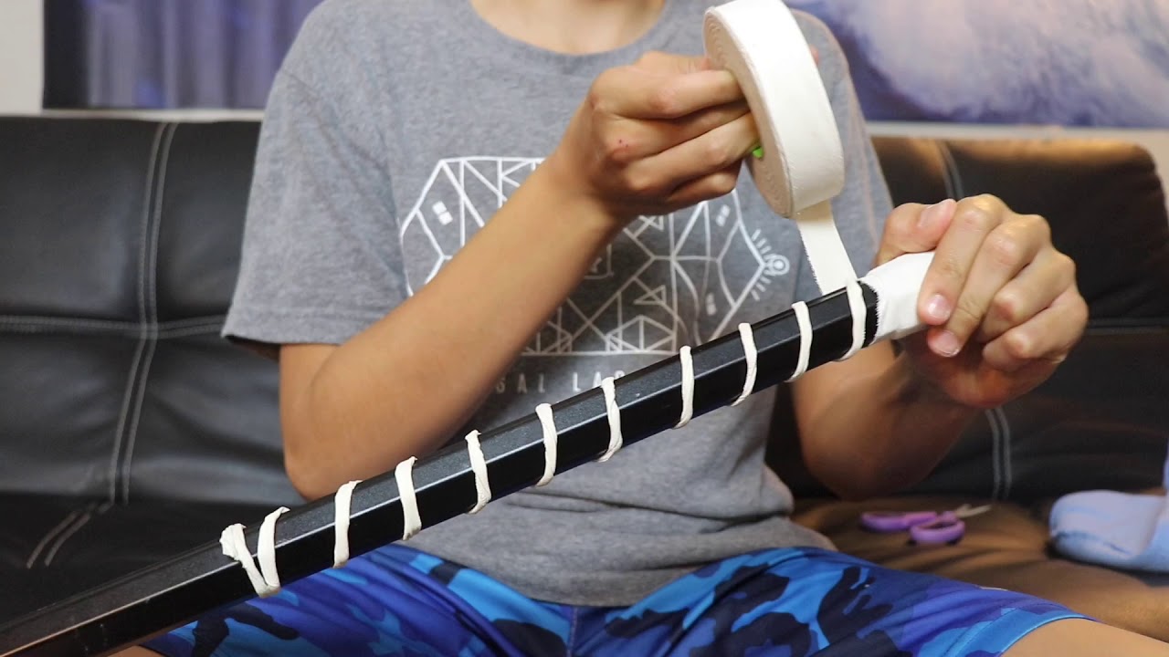 HOW TO TAPE LACROSSE STICK BEST WAY!! OFFENSE & DEFENSE.
