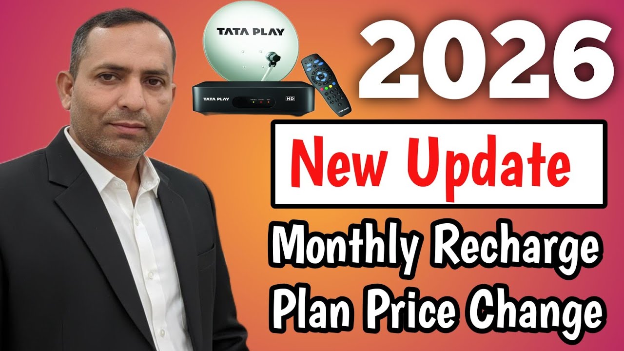 Tata play monthly recharge plan price change 2026 // Tata Play monthly recharge Pack price change