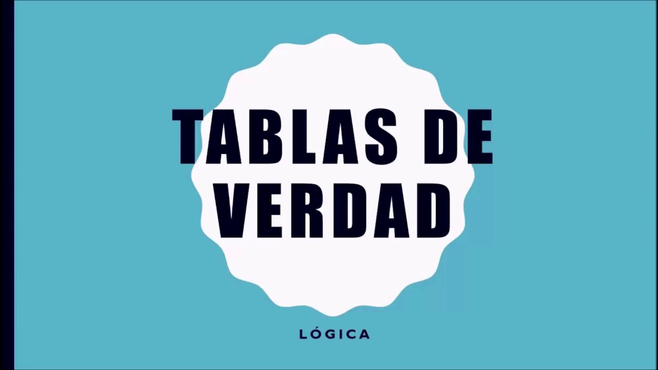 Tablas de verdad (reglas) Súper explicado!