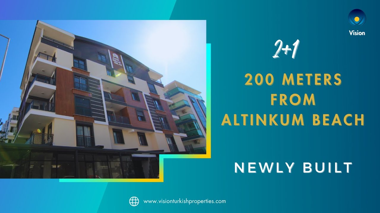 2-bedroom apartment 200 meters from Altinkum Beach