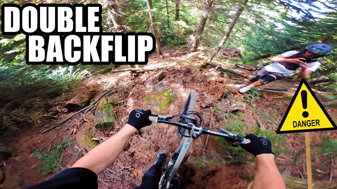VLOG PREMIER DOUBLE FLIP + gros FREERIDE --La Norma bikepark--