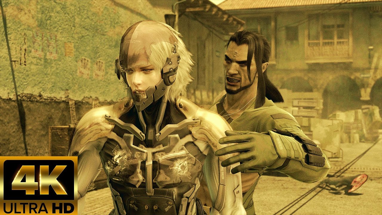 Metal Gear Solid 4 | Райден против Вампа 4K UHD