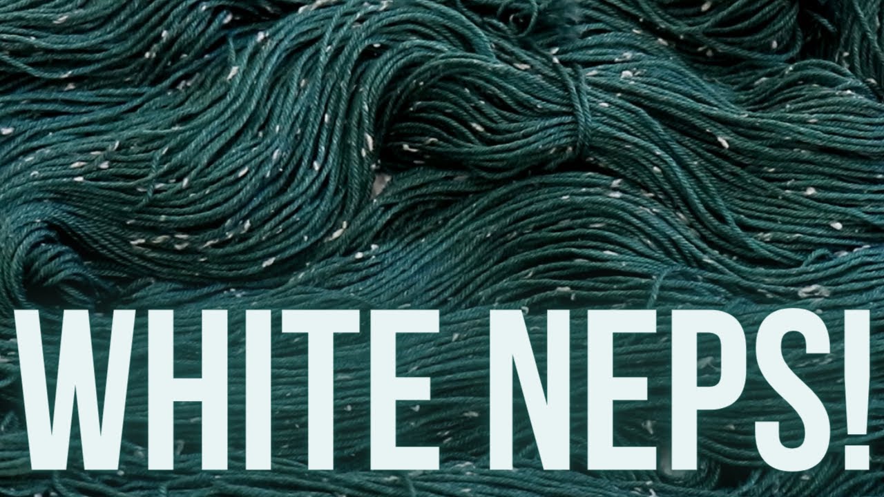 Dyepot Weekly #312 - Donegal White Neps?!?  Dyeing Yarn With White Speckles!
