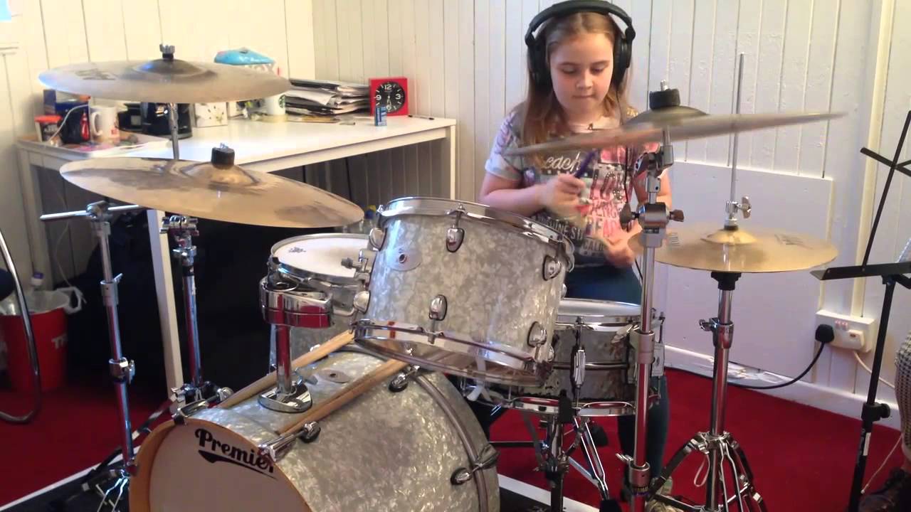 Katie - Paint it Black (Rolling Stones Drum Cover)
