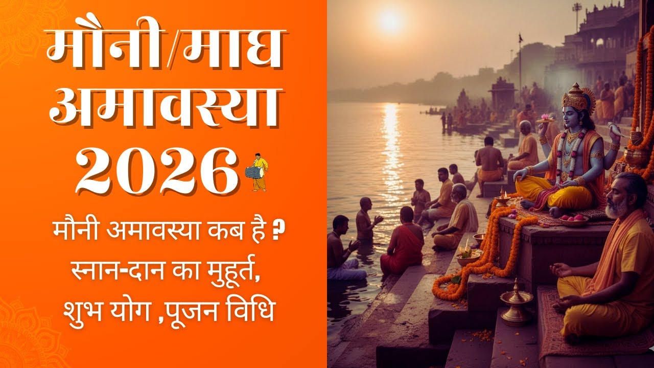 Mauni Amavasya 2026 कब है? | Snan Dan Shubh Muhurat & Puja Vidhi #mangalkari#mauniamavasya2026date