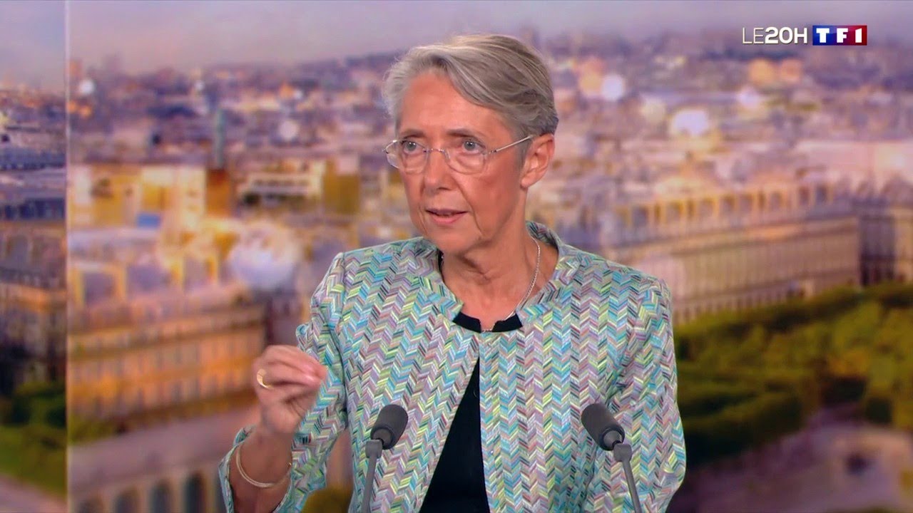 Élisabeth Borne : la Première ministre au 20H de TF1 - Replay