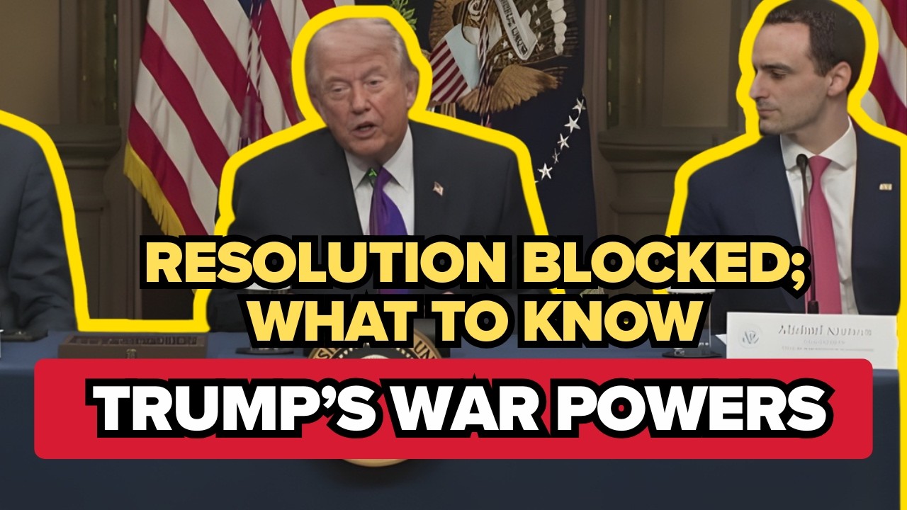 Senate blocks resolution to limit Trump's war powers, Iran attacks impact