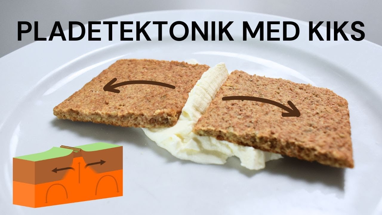Illustrér pladetektonik med kiks!