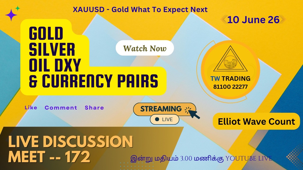 🎯Live Meet 172 GOLD ANALYSIS | XAUUSD Trading Strategy | 10 Jun 26 |#xauusd #fed #nfp #elliottwave