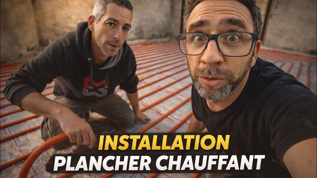 CHAUFFER son carrelage avec ce système incroyable !