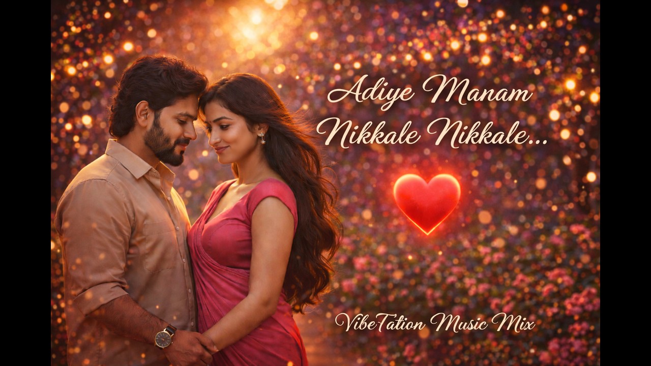 Adiye Manam Nikkale ❤️ Tamil Romantic Love Song | Couple Love Status Video | Vibestation Musicmix