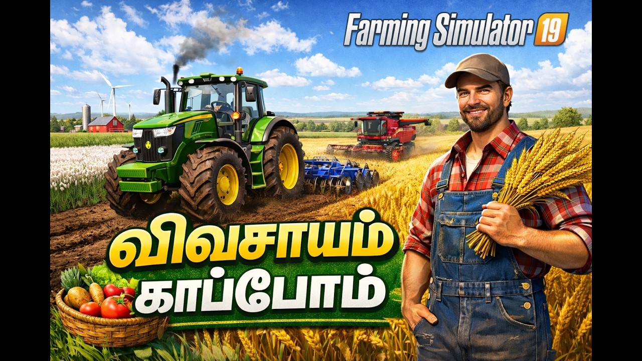 விவசாயம் காப்போம் FS 19 Peaceful morning Game Stream