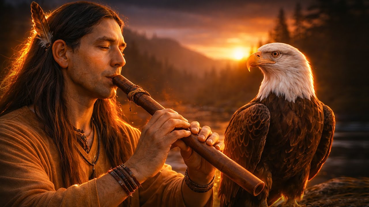 Eagle of Stillness - Native American Flute Music for Deep Calm, Healing & Inner Peace