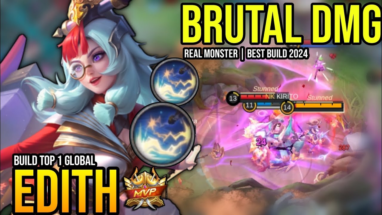 EDITH BEST BUILD 2024 | BUILD TOP GLOBAL EDITH GAMEPLAY | MOBILE LEGENDS✓