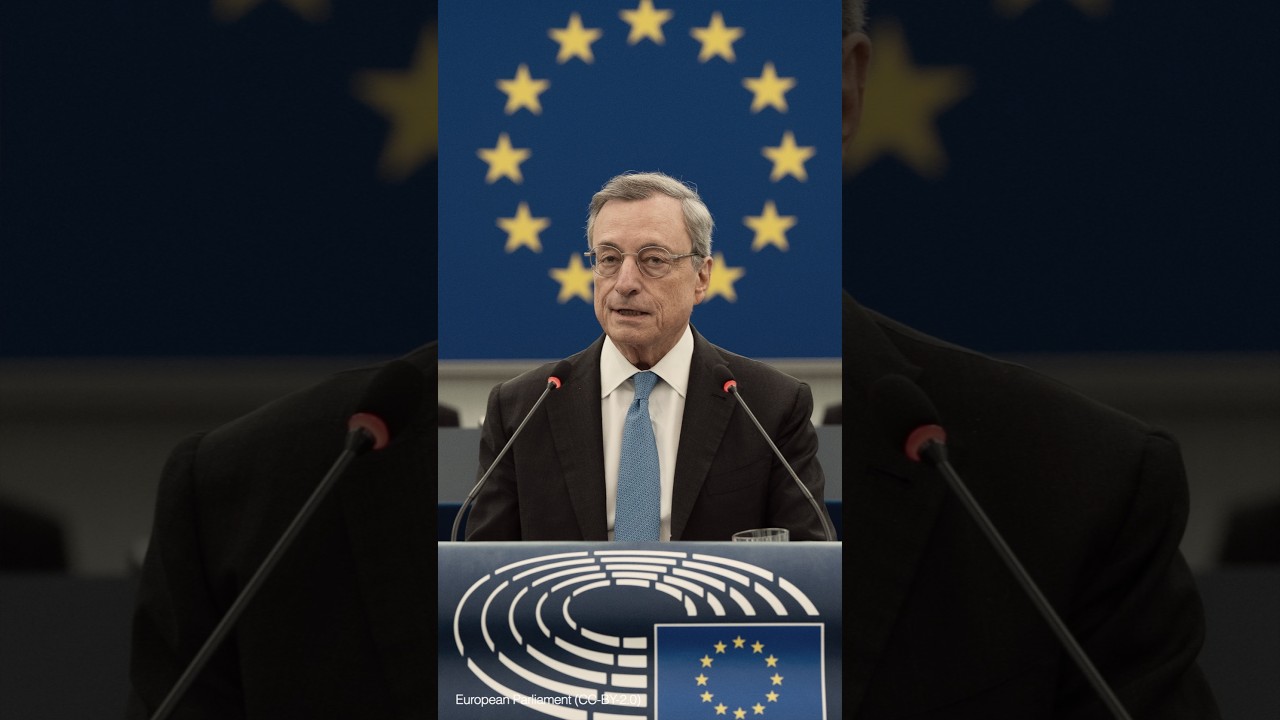 🎬 Były szef EBC Mario Draghi o przyszłości gospodarki Unii Europejskiej #shorts