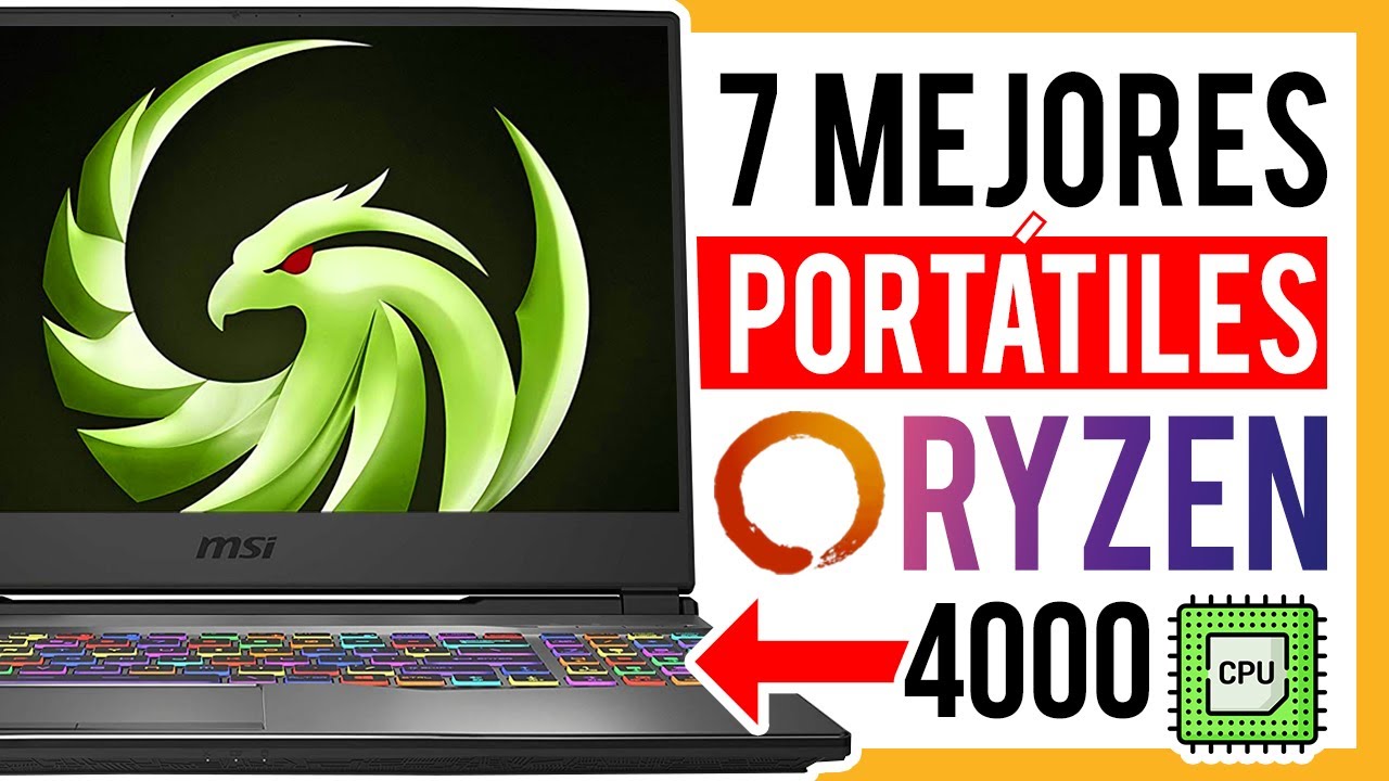 🥇 7 mejores PORTÁTILES GAMING con RYZEN 4000 Calidad Precio 2021 💻 para JUGAR, ESTUDIAR y TRABAJAR