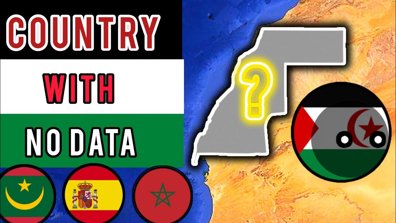 Why Western Shahara dont have any data in every Map?