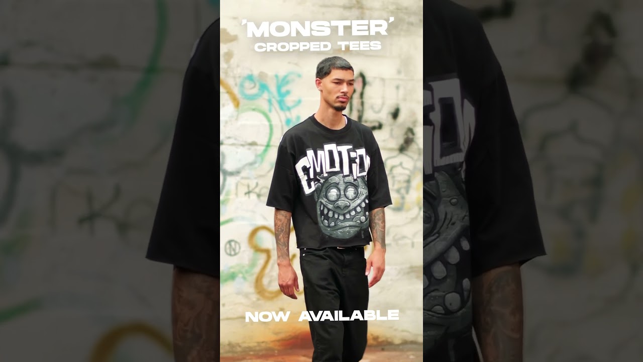 Monster Cropped Tees Available Now! 😈🔥 #fashion #menfashion #summervibes #outfit