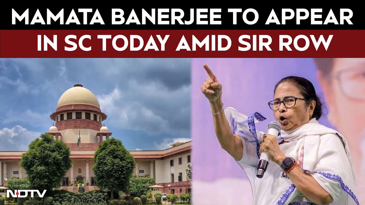 Mamata Banerjee Supreme Court | Mamata Banerjee To Appear In Supreme Court Today Against SIR Row