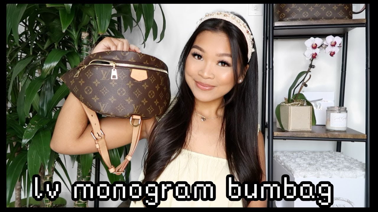 CURRENT FAVORITE LV BAG & WHAT'S IN MY BAG?! | LOUIS VUITTON MONOGRAM BUMBAG