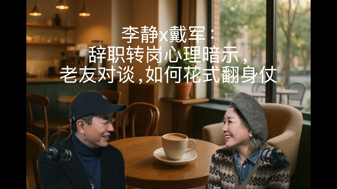 李静x戴军：老友对谈，聊聊辞职转岗，以及如何打“花式”翻身仗