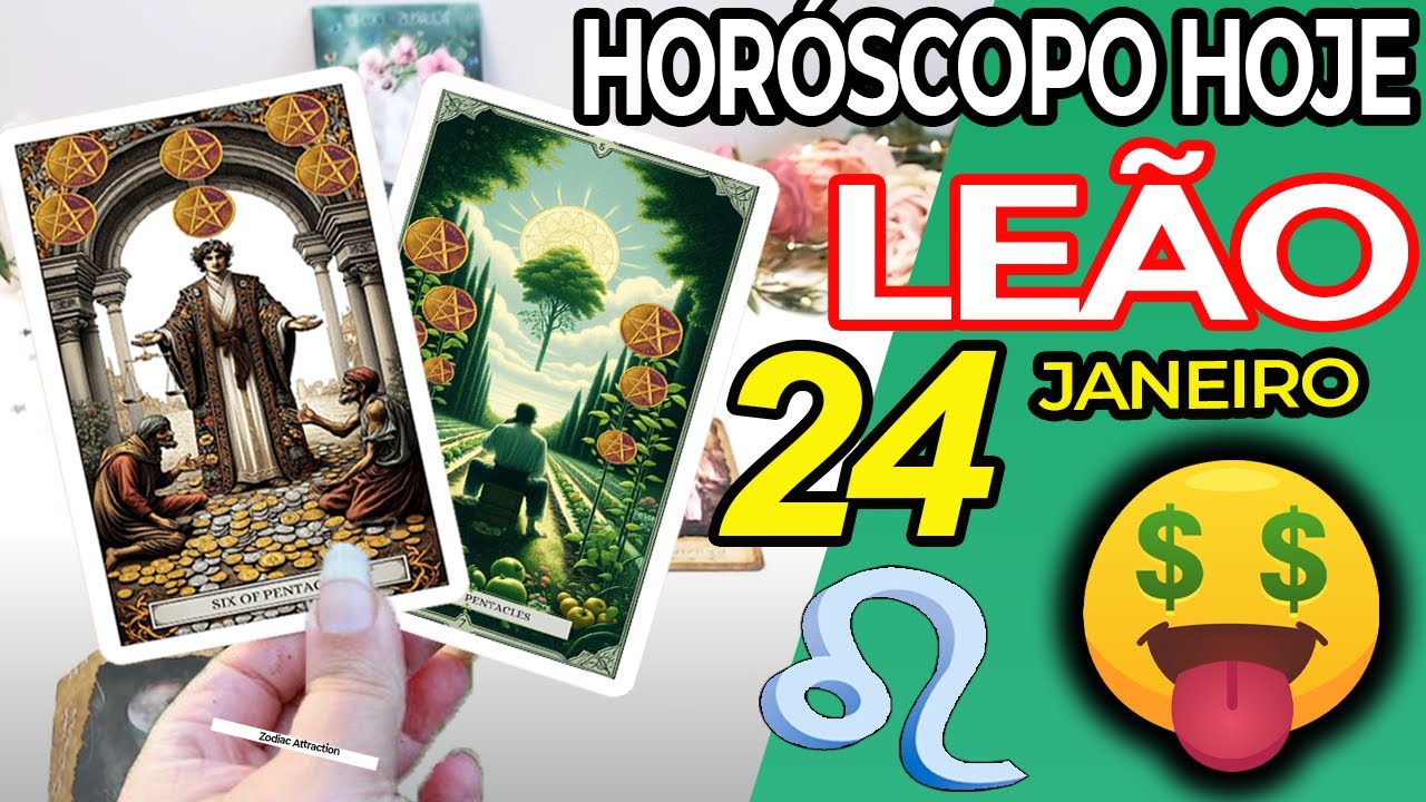 💰ALGUÉM SE TORNA MILIONÁRIO🤑💵 Leão ♌ 24 Janeiro 2026 | Horoscopo do dia de hoje ♌ Tarot Leão