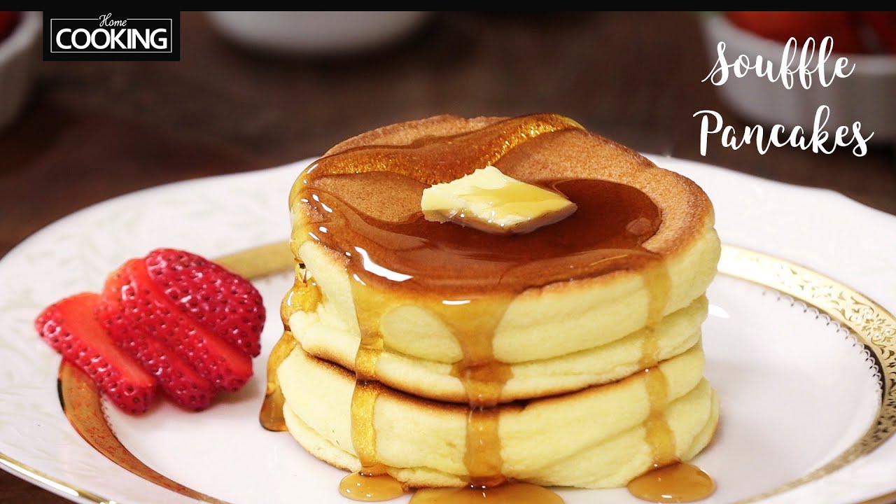 Souffle Pancake | Egg Recipes | Fluffy Pancakes | Japanese Food | Breakfast Ideas | Pancake Recipe