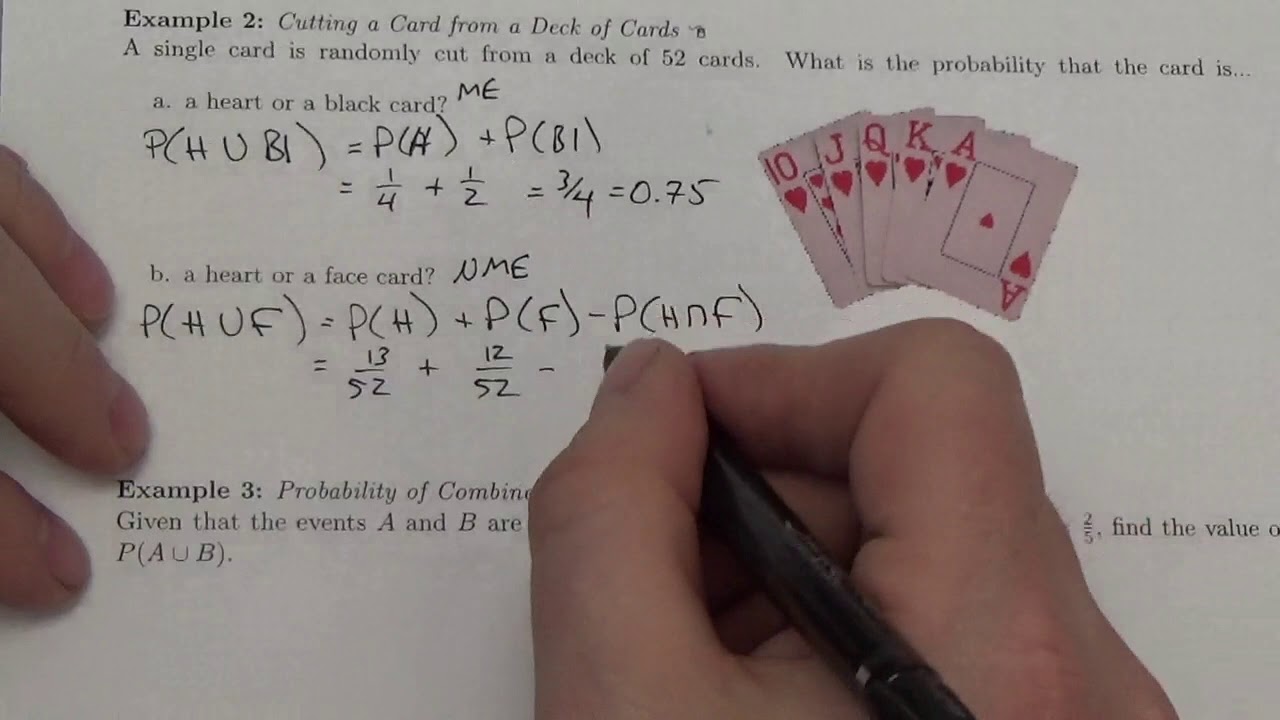 IB Mutually Exclusive and Non Mutually Exclusive Events   Lesson