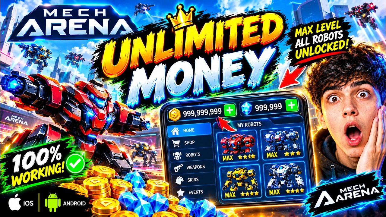 Mech Arena Hack/Mod Apk - How to Get Free ACoins & Credits with Mech Arena Promo Code 2026