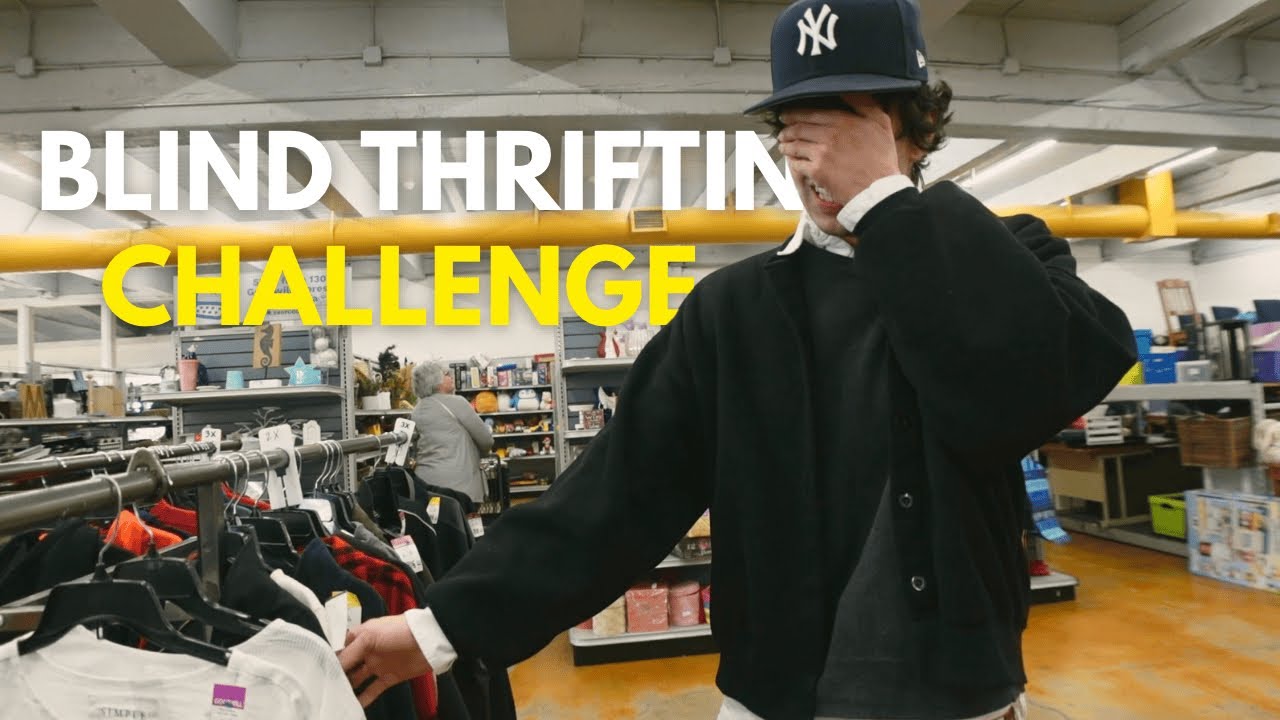 Blind Thrifting Challenge ft. Josh