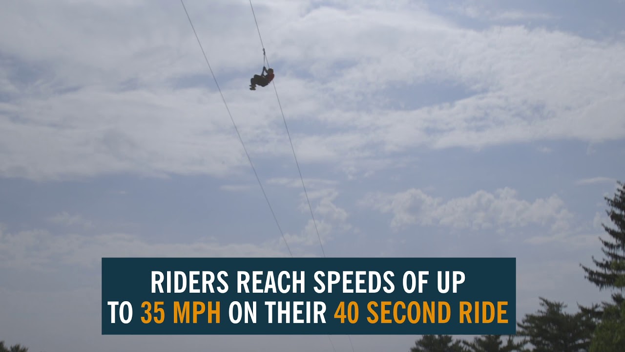 Ride the longest zip line in Michigan at Camp Dearborn