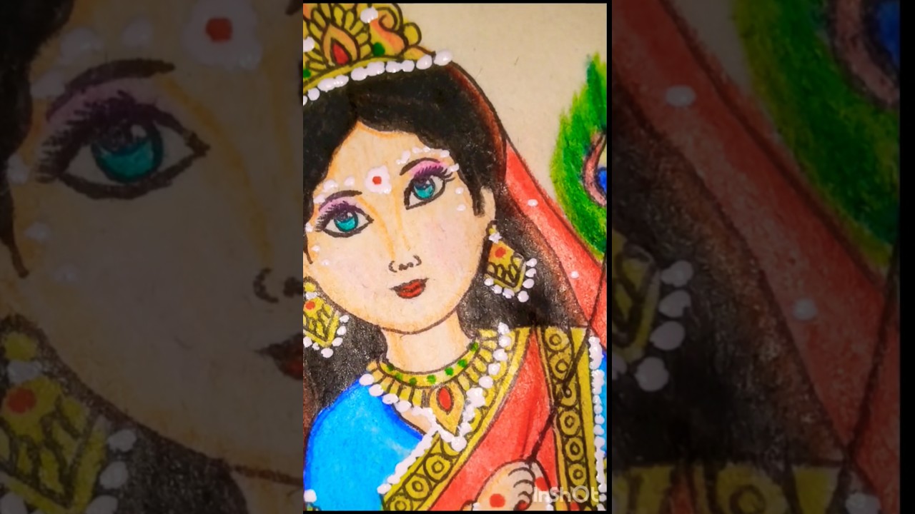 Shri Radha Rani drawing💐🙏 