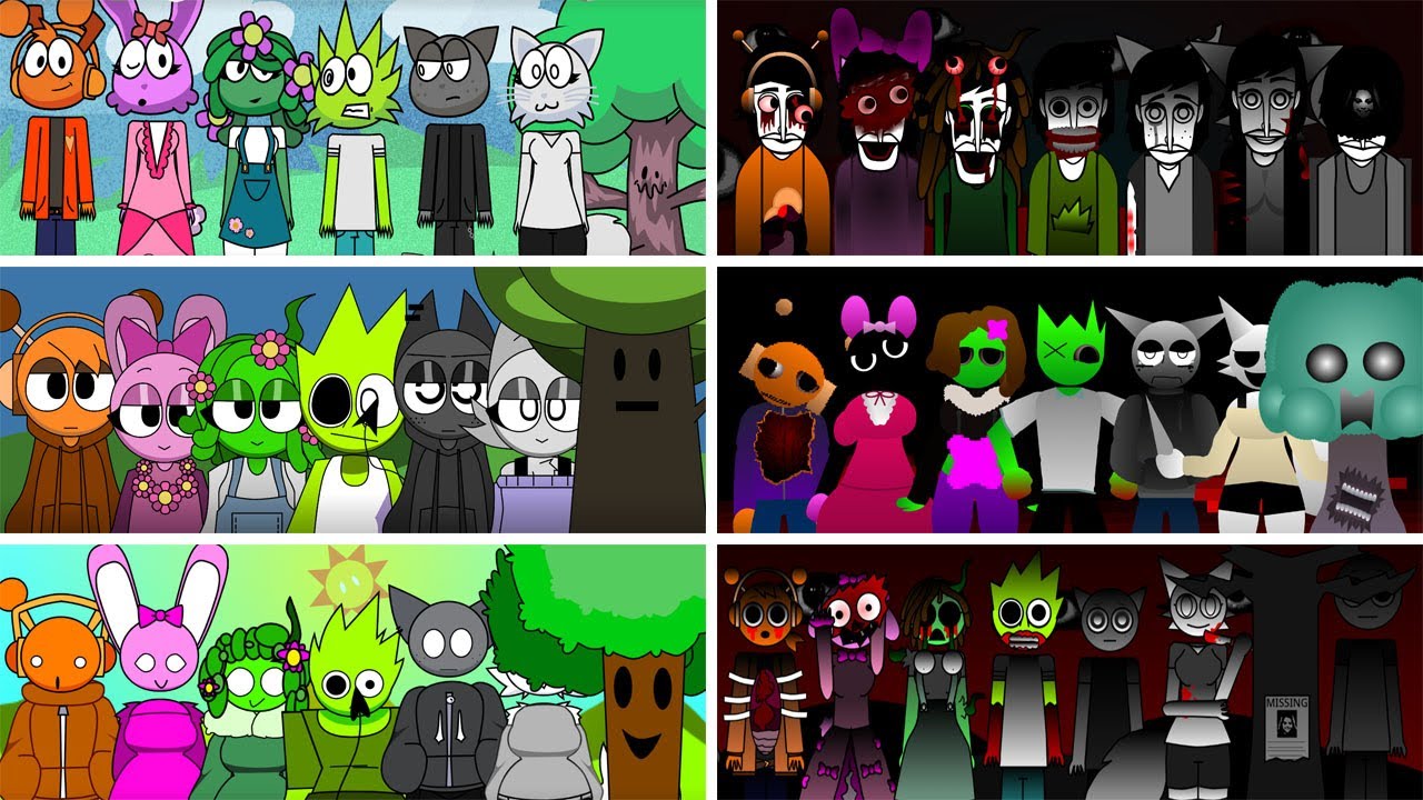 Incredibox - Sprunki but MR TREE and LOVE COUPLES in ALL Human Edition
