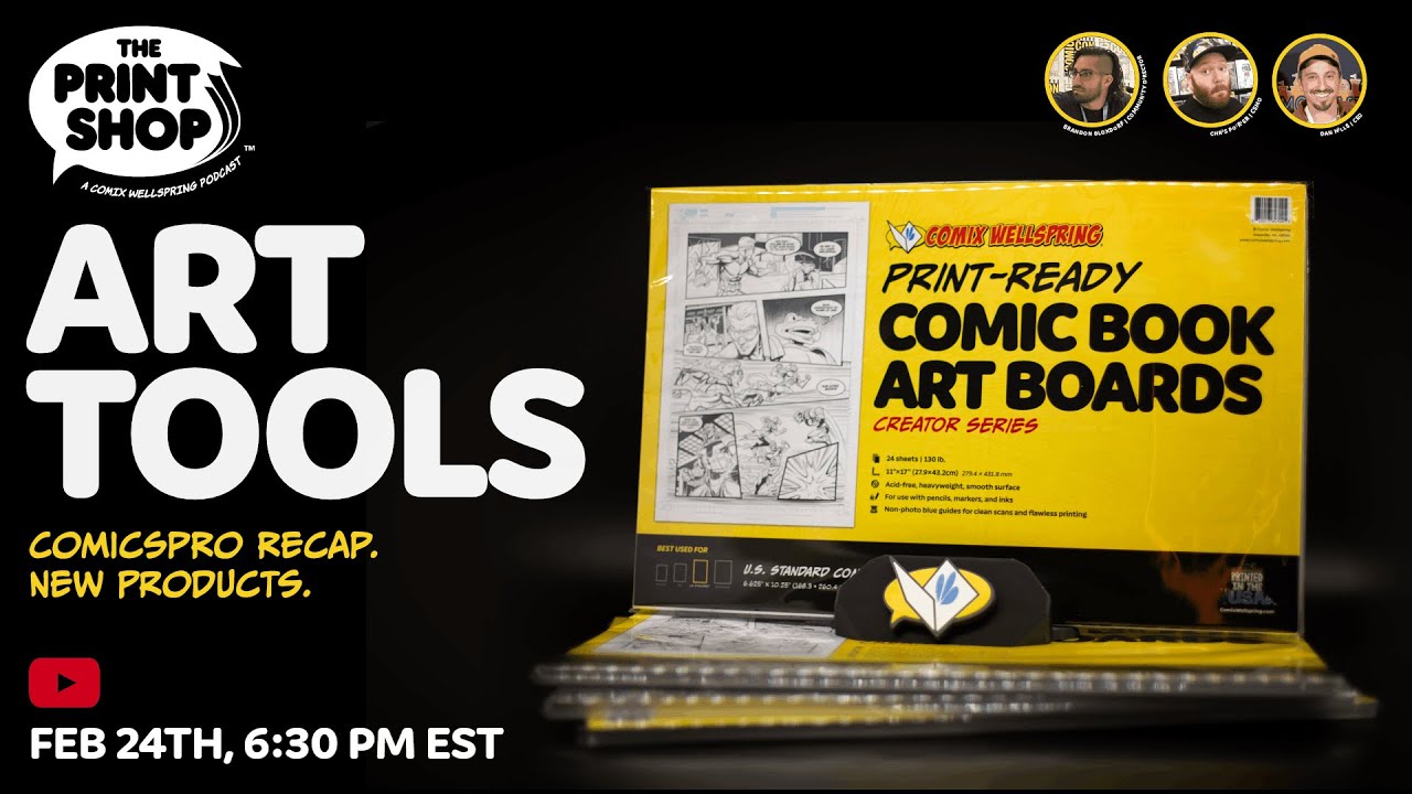 The Print Shop #6 - Comics Pro Recap 📱